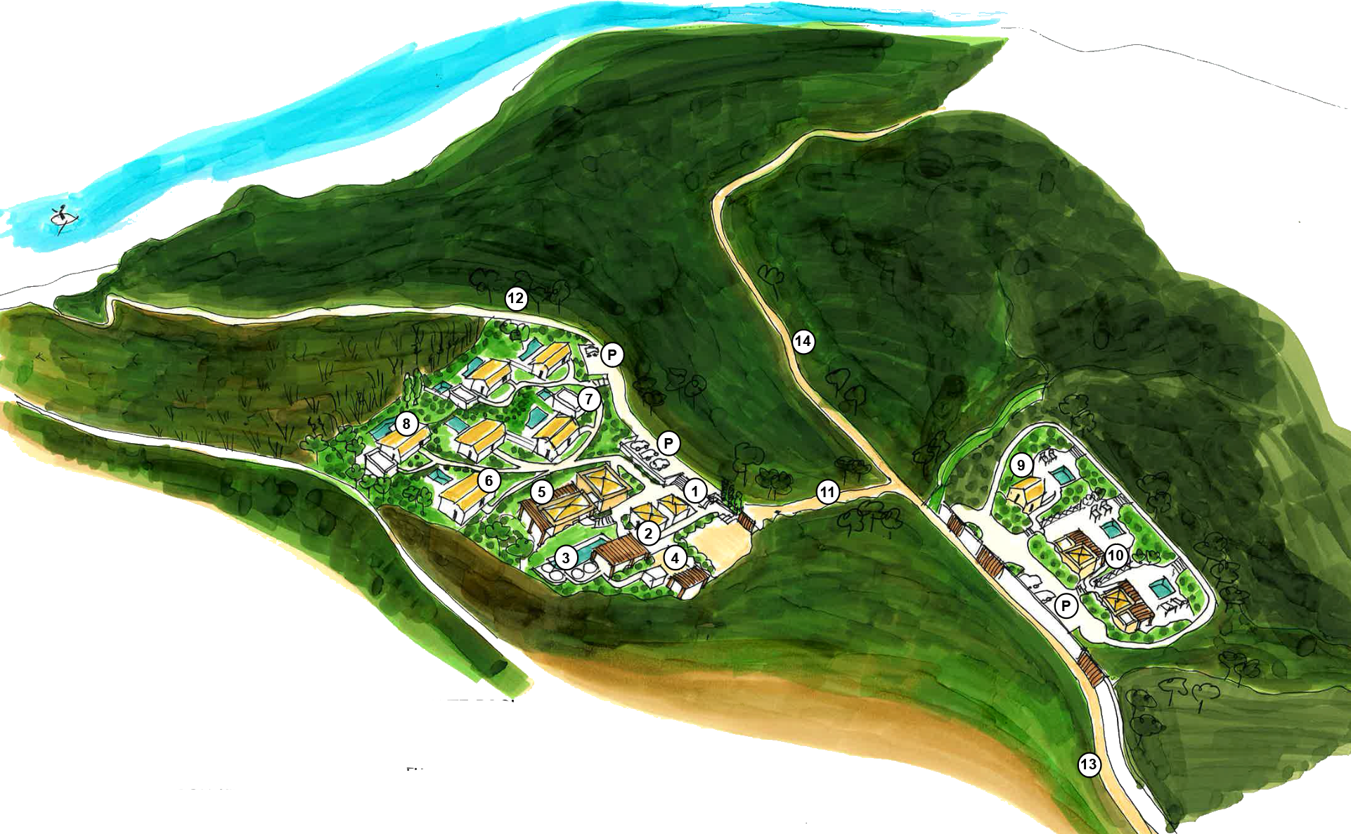 Eliamos Kefalonia Resort Map